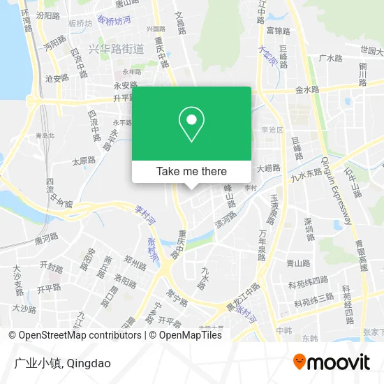 广业小镇 map