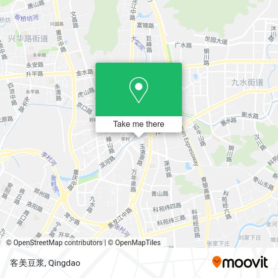 客美豆浆 map