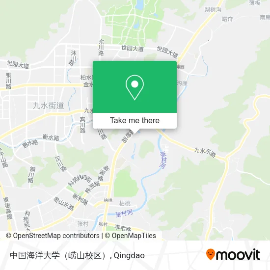中国海洋大学（崂山校区） map
