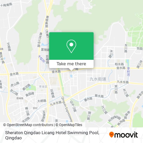 Sheraton Qingdao Licang Hotel Swimming Pool map
