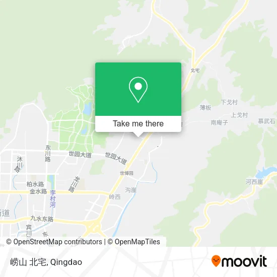 崂山 北宅 map