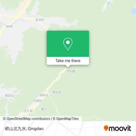 崂山北九水 map