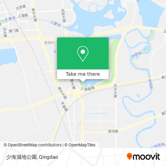 少海濕地公園 map