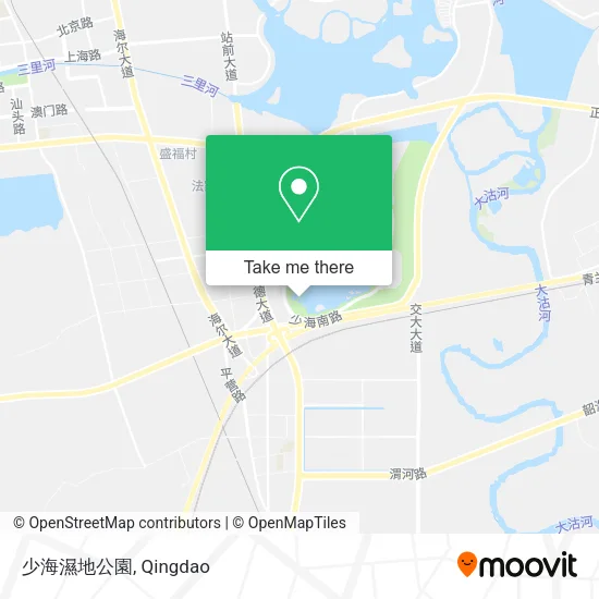 少海濕地公園 map