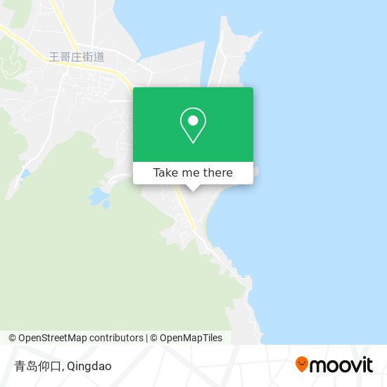 青岛仰口 map
