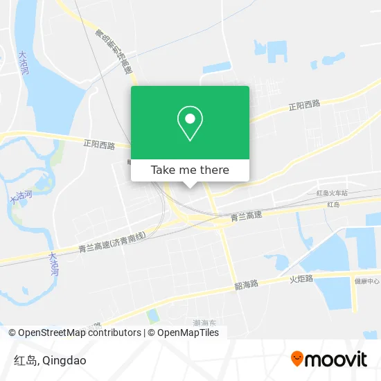 红岛 map