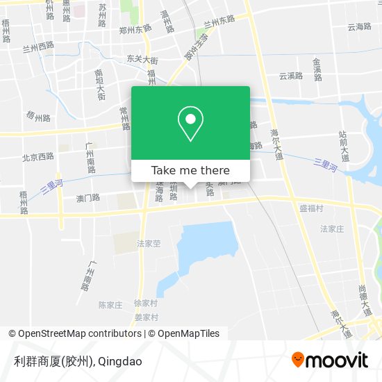 利群商厦(胶州) map
