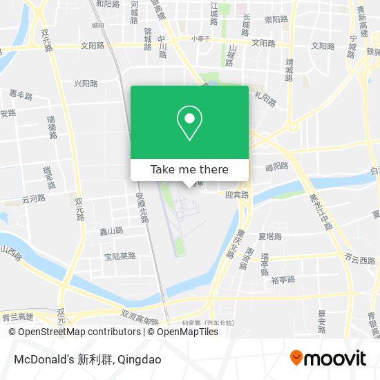 McDonald's 新利群 map