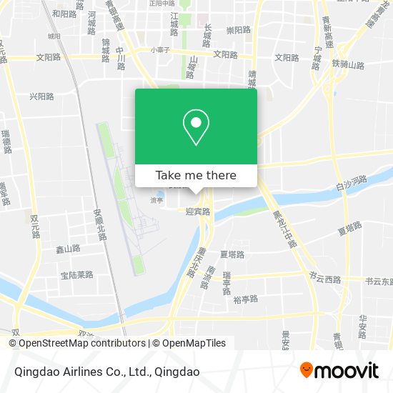 Qingdao Airlines Co., Ltd. map