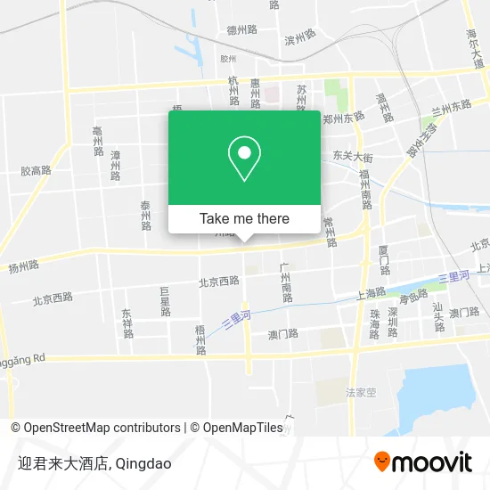 迎君来大酒店 map