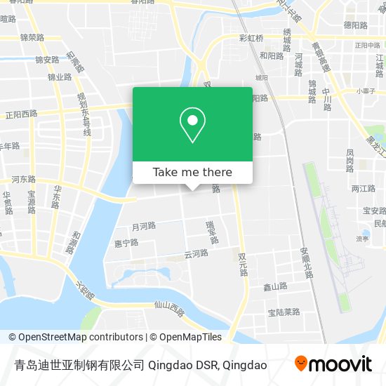 青岛迪世亚制钢有限公司 Qingdao DSR map