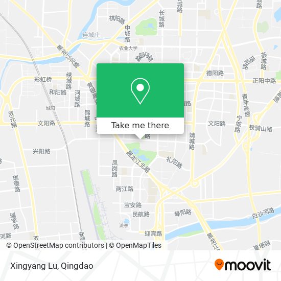 Xingyang Lu map