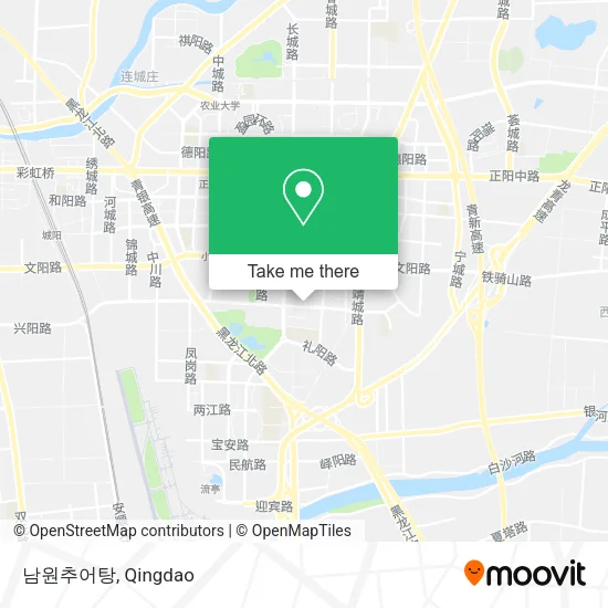 남원추어탕 map