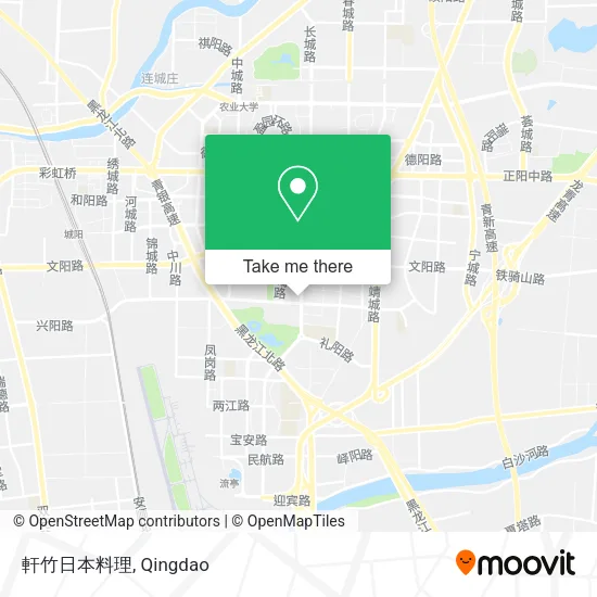 軒竹日本料理 map