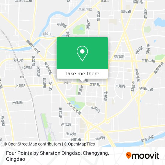 Four Points by Sheraton Qingdao, Chengyang map