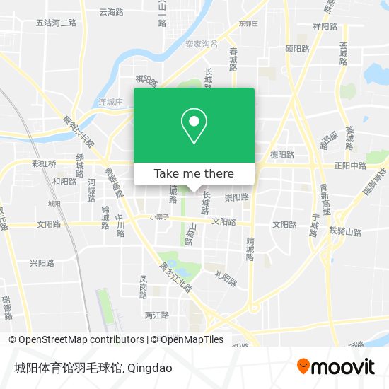 城阳体育馆羽毛球馆 map