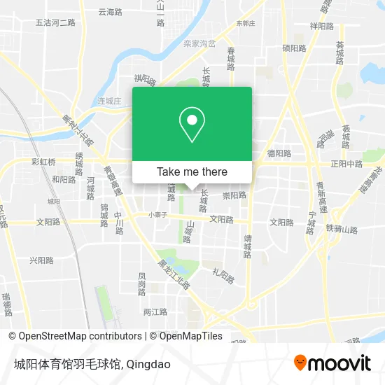 城阳体育馆羽毛球馆 map