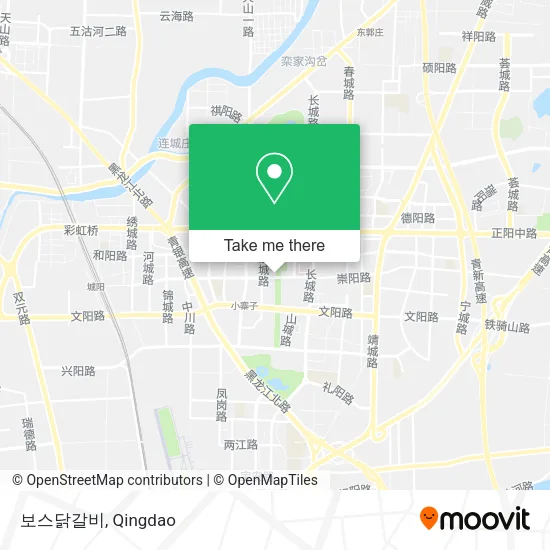 보스닭갈비 map