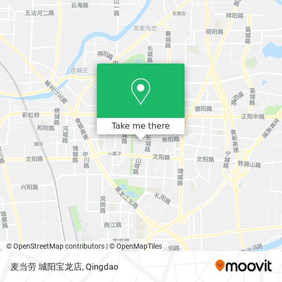 麦当劳 城阳宝龙店 map