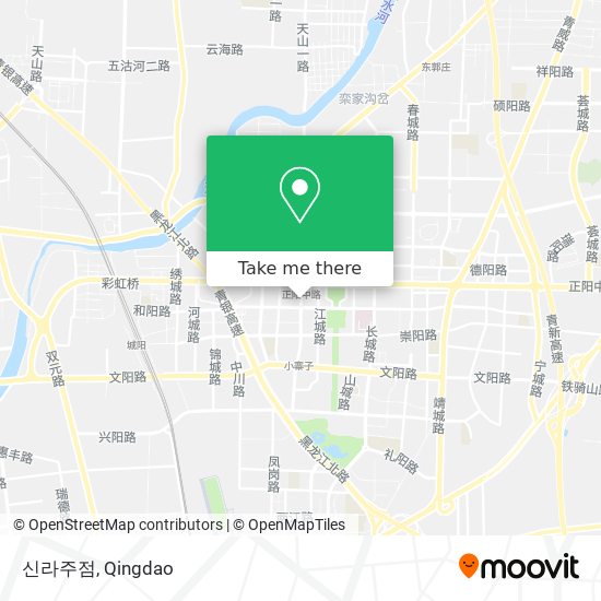 신라주점 map