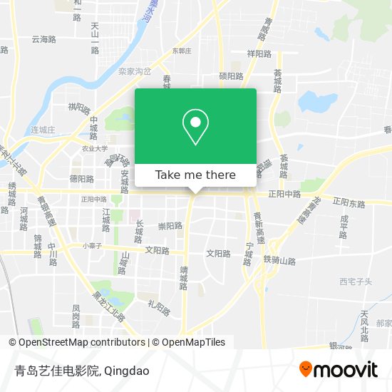 青岛艺佳电影院 map