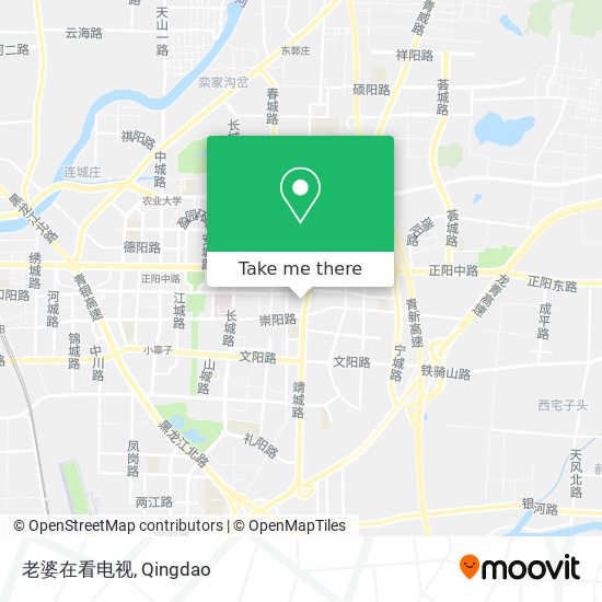 老婆在看电视 map