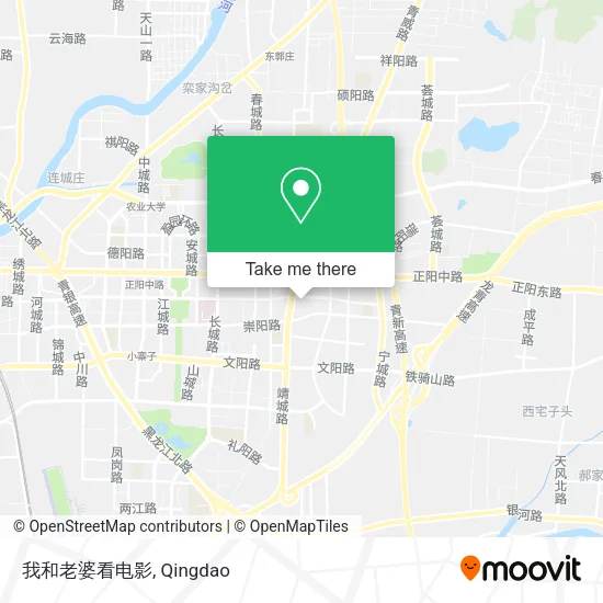 我和老婆看电影 map