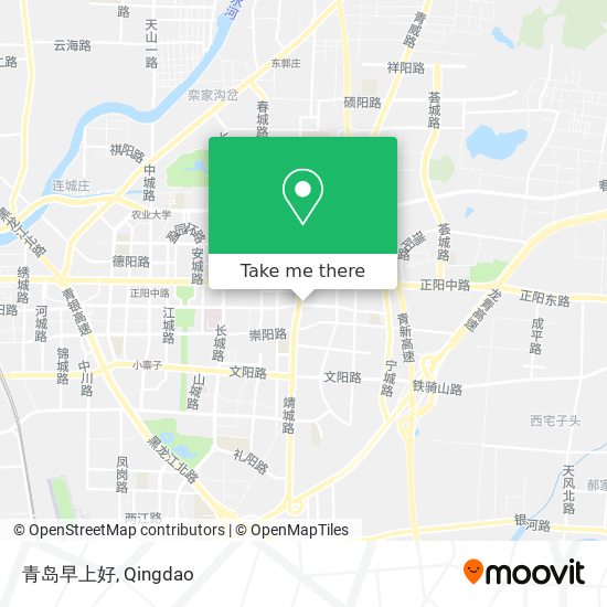 青岛早上好 map