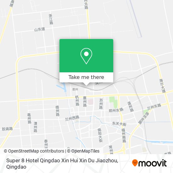 Super 8 Hotel Qingdao Xin Hui Xin Du Jiaozhou map