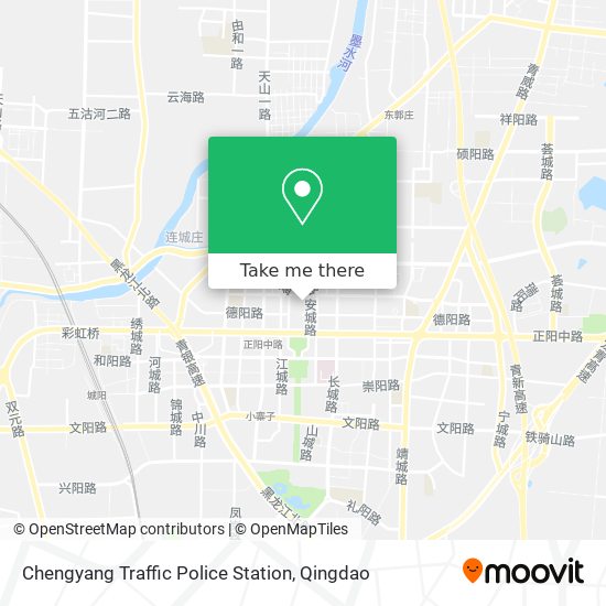 Chengyang Traffic Police Station map