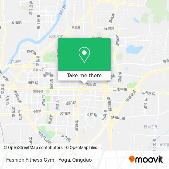 Fashion Fitness Gym - Yoga map