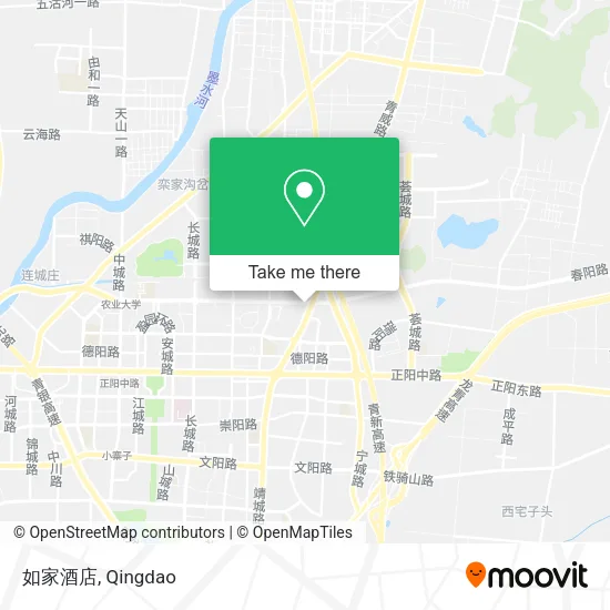 如家酒店 map
