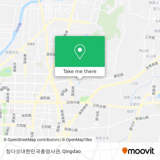 칭다오대한민국총영사관 map