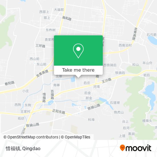 惜福镇 map