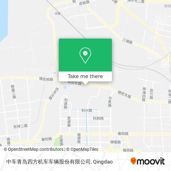 中车青岛四方机车车辆股份有限公司 map