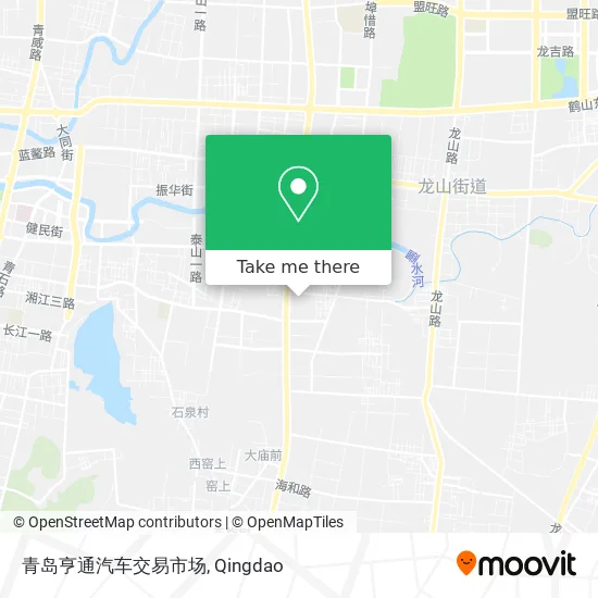 青岛亨通汽车交易市场 map