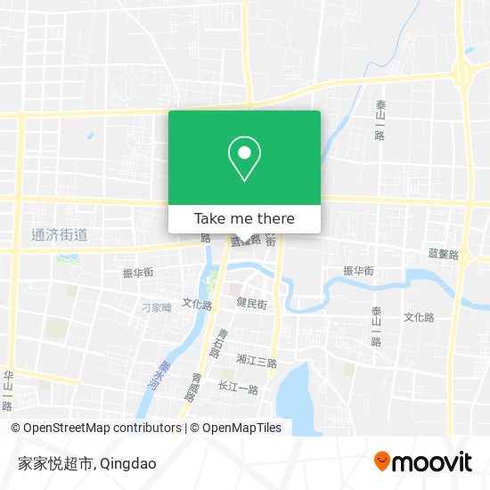 家家悦超市 map