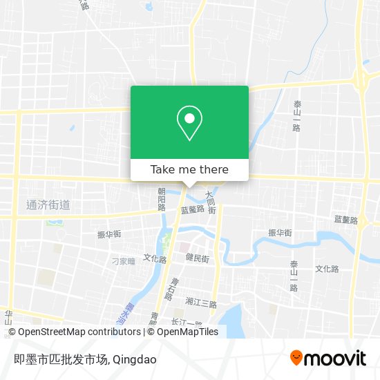 即墨市匹批发市场 map