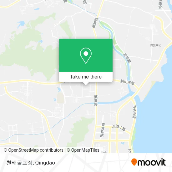 천태골프장 map
