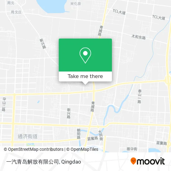 一汽青岛解放有限公司 map