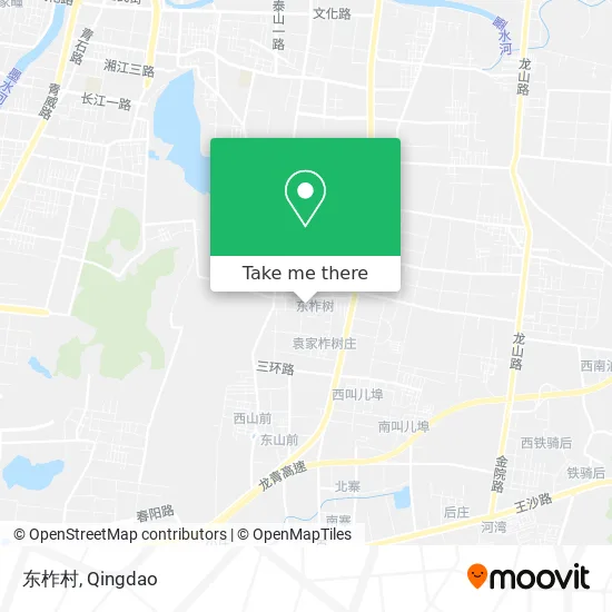 东柞村 map