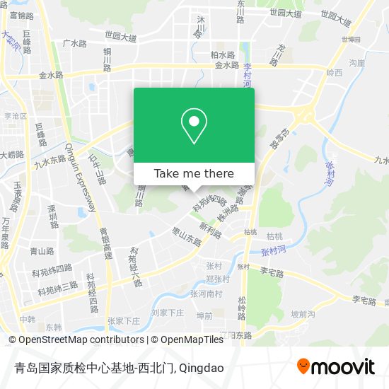 青岛国家质检中心基地-西北门 map