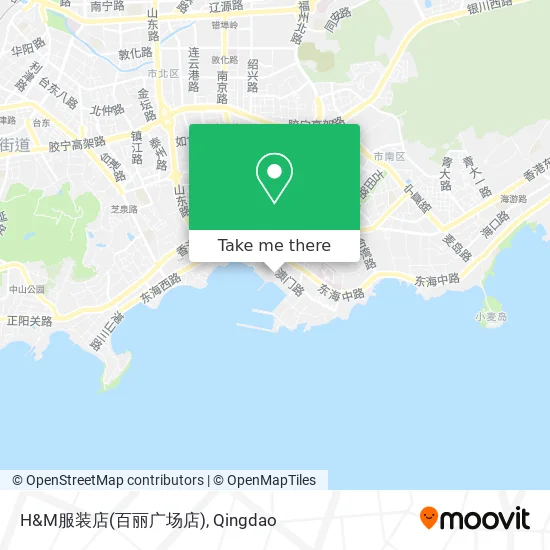 H&M服装店(百丽广场店) map