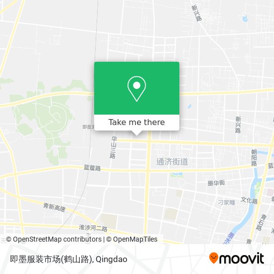 即墨服装市场(鹤山路) map