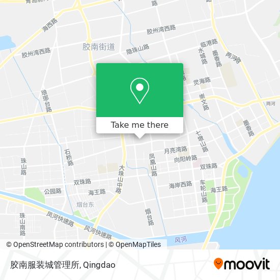 胶南服装城管理所 map