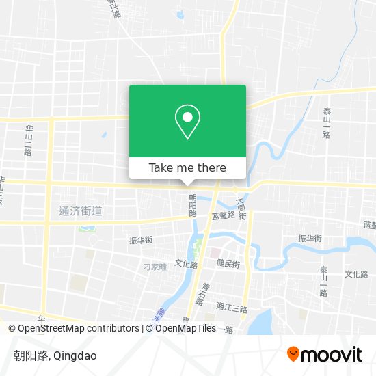 朝阳路 map