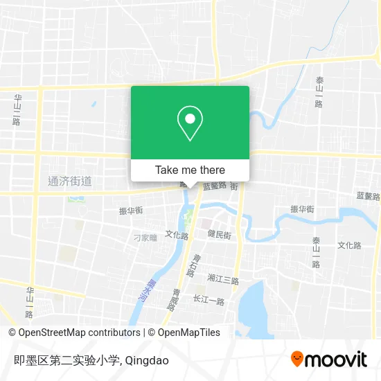即墨区第二实验小学 map