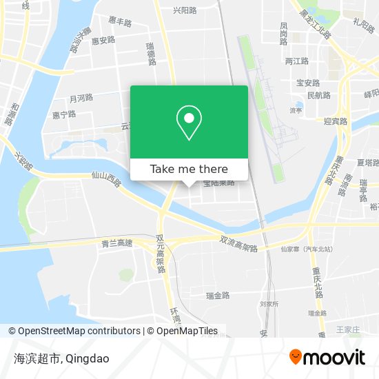 海滨超市 map
