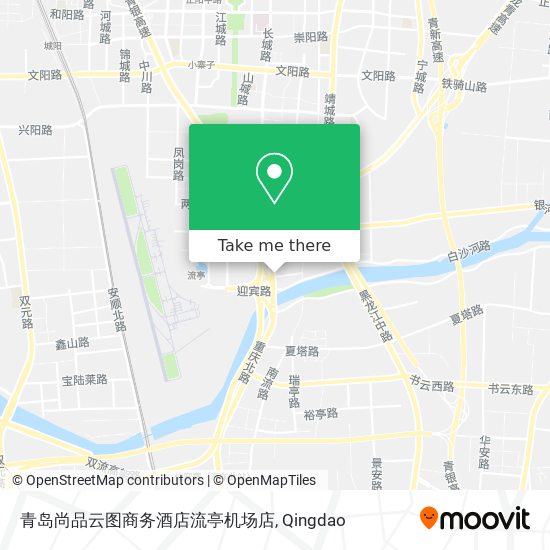 青岛尚品云图商务酒店流亭机场店 map