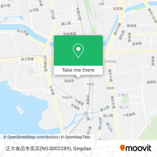 正大食品专卖店(NO.SD02289) map